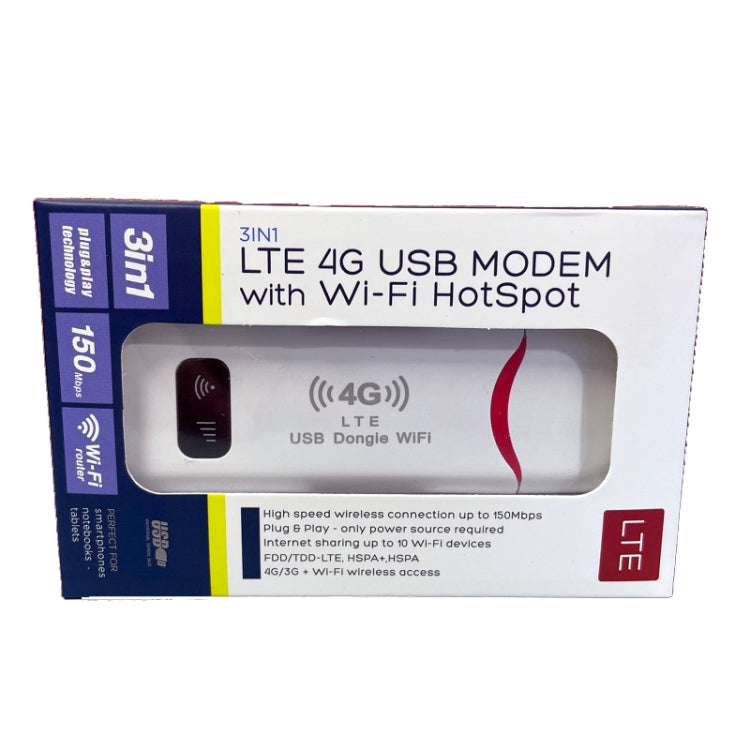 Asian Version 4G USB WiFi Dongle NIC Router WiFi Wireless Car Hotspot by buy2fix