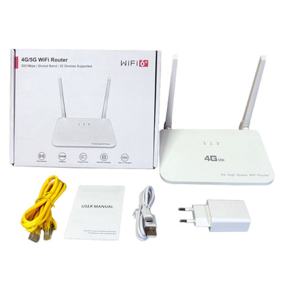 Asian Version 4G CPE Wireless Plug-In Mobile Routing WiFi6 Wire Hotspot, EU Plug by buy2fix