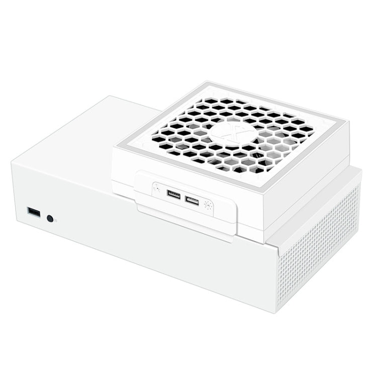For XBOX Series S Console Side-mounted Cooling Fan RGB Color Light Radiator - Other by buy2fix | Online Shopping UK | buy2fix