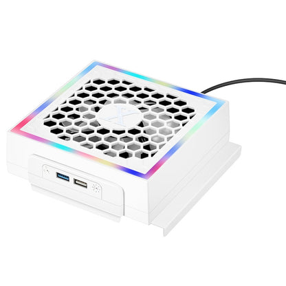 For XBOX Series S Console Side-mounted Cooling Fan RGB Color Light Radiator - Other by buy2fix | Online Shopping UK | buy2fix