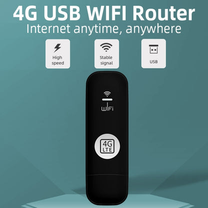 Global Edition 4G UFI LTE WiFi Dongle Wireless Router Plug-in NIC Router(White) by buy2fix