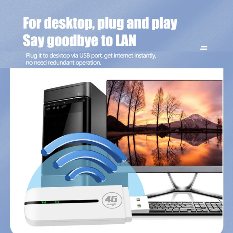 Eurasian Version U8-EU 4G WiFi Dongle USB Plug-In Router Mobile Hotspot by buy2fix