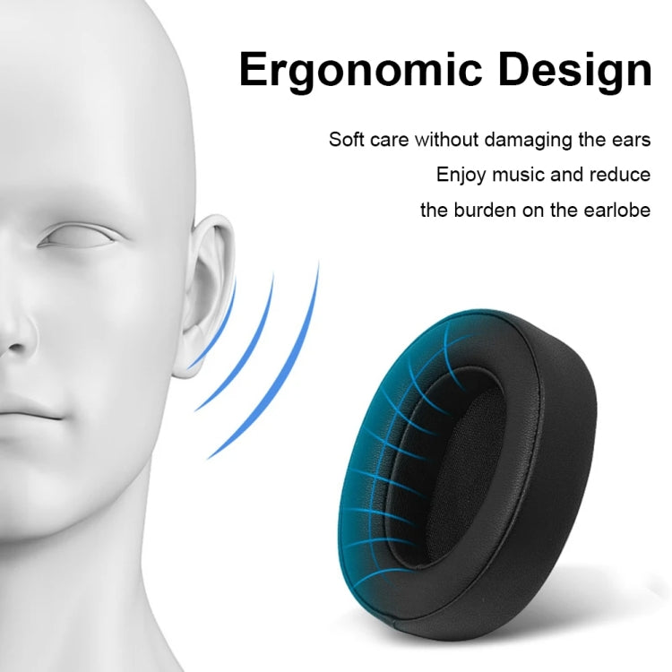 1pair For Sony WH-1000XM5 Headphone Leather Sponge Cover Earmuffs(Red) by buy2fix