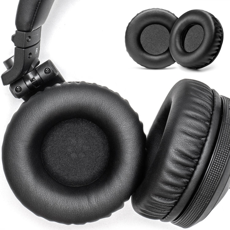 1pair Headphone Leather Sponge Cover Earmuffs For Pioneer HDJ-X5 / HDJ-X7 / HDJ-X10(Black) by buy2fix