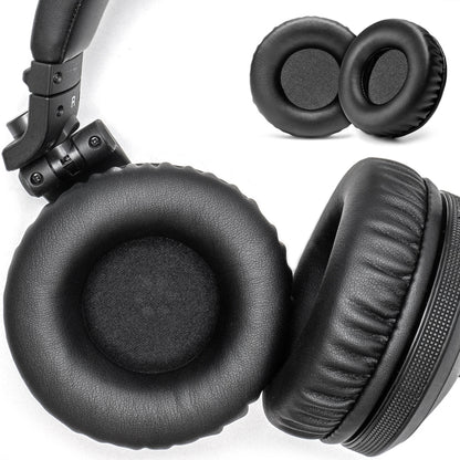 1pair Headphone Leather Sponge Cover Earmuffs For Pioneer HDJ-X5 / HDJ-X7 / HDJ-X10(Black) by buy2fix