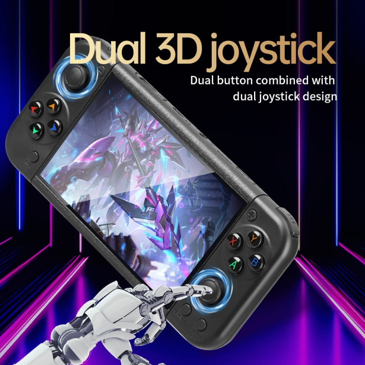 RG50XX 5-Inch Retro Handheld Game Console Linux System Built In 15000+ Games(Black) - Pocket Console by buy2fix | Online Shopping UK | buy2fix