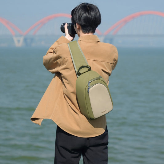 Cwatcun D148 Medium Casual Camera Bag Shoulder Crossbody Daily Photography Bag, Color: Black - Strap Satchel by Cwatcun | Online Shopping UK | buy2fix