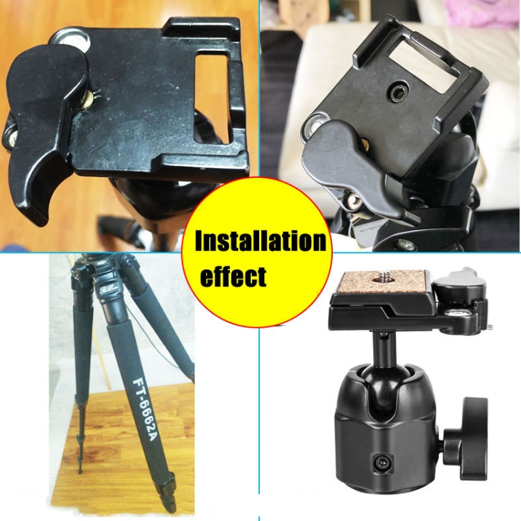For WeiFeng WF-6662A Tripod Quick Release Plate Metal QR Plate - Quick Release Plate by buy2fix | Online Shopping UK | buy2fix