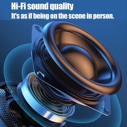 Q1 Mini Single Ear With Charging Compartment Wireless Invisible Stereo Bluetooth Earphone(Black) - Bluetooth Earphone by buy2fix | Online Shopping UK | buy2fix