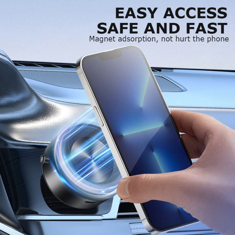 AIMITE M8 Car Phone Holder Vacuum Suction Cup Strong Magnetic Support Bracket(Silver) by AIMITE