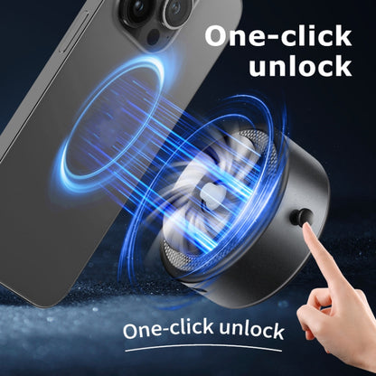 AIMITE M8 Car Phone Holder Vacuum Suction Cup Strong Magnetic Support Bracket(Silver) by AIMITE