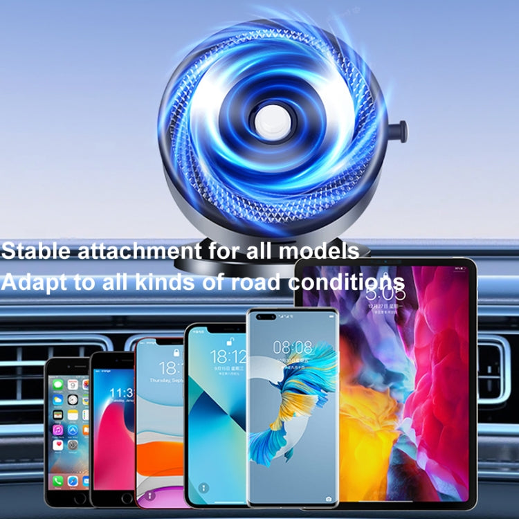 AIMITE M12 Car Phone Magnetic Rotating Holder Vacuum Suction Cup Strong Magnetic Support Bracket(Black) by AIMITE