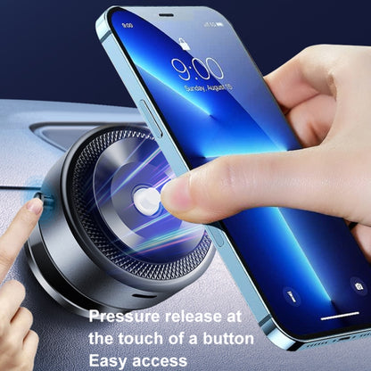 AIMITE M12 Car Phone Magnetic Rotating Holder Vacuum Suction Cup Strong Magnetic Support Bracket(Black) by AIMITE