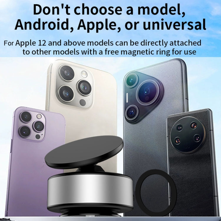 AIMITE X11 Car Vacuum Adsorption Cell Phone Magnetic Holder Universal Adjustable Navigation Support Bracket(Silver Ordinary Model) - Universal Car Holders by AIMITE | Online Shopping UK | buy2fix