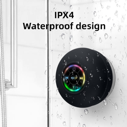 BT-07 Portable Large Suction Cup Waterproof Bathroom Bluetooth Speaker(White) - Waterproof Speaker by buy2fix | Online Shopping UK | buy2fix