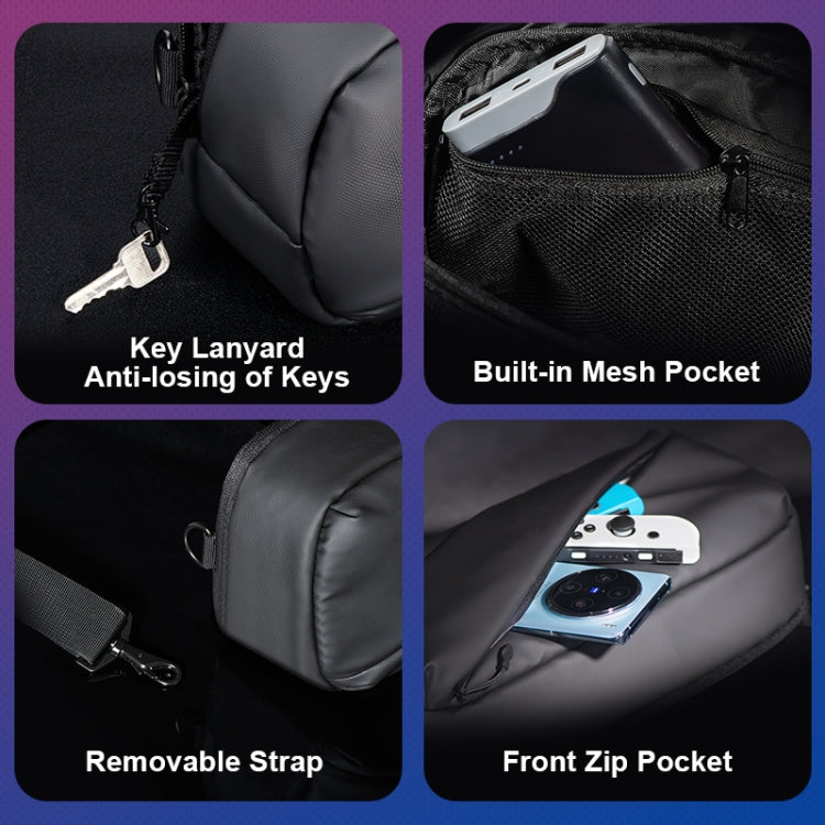 STARTRC GAMES Handheld Universal Storage Bag Crossbody Bag(Silver) - Accessories by STARTRC GAMES | Online Shopping UK | buy2fix