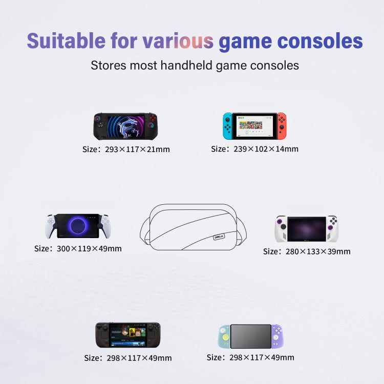 STARTRC GAMES Handheld Universal Storage Bag Crossbody Bag(Silver) - Accessories by STARTRC GAMES | Online Shopping UK | buy2fix