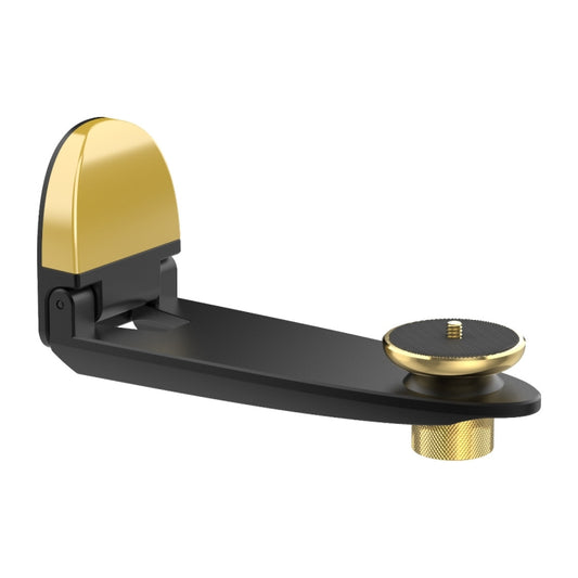Aluminum Alloy Pan Head Adjustable Foldable Projector Wall Mount(Black Gold) - Accessories & Parts by buy2fix | Online Shopping UK | buy2fix
