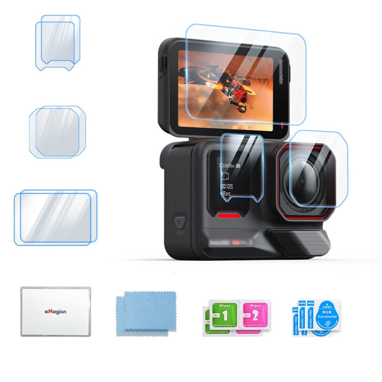 For Insta360 Ace Pro 2 aMagisn Tempered Glass Screen Protector, Spec: 2 Sets by aMagisn