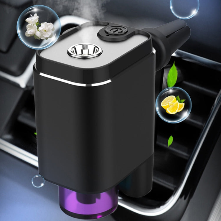 A26 Intelligent Car Air Vent Essential Oil Aromatherapy Diffuser Deodorizing Spray Scent Extender(Gray) by buy2fix