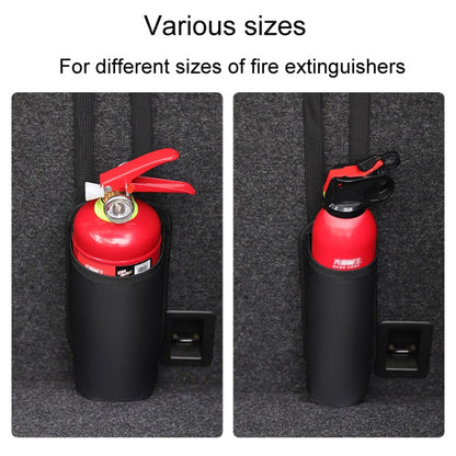 Small Car Fire Extinguisher Storage Bag Auto Seatback Bag Cup Holder by buy2fix