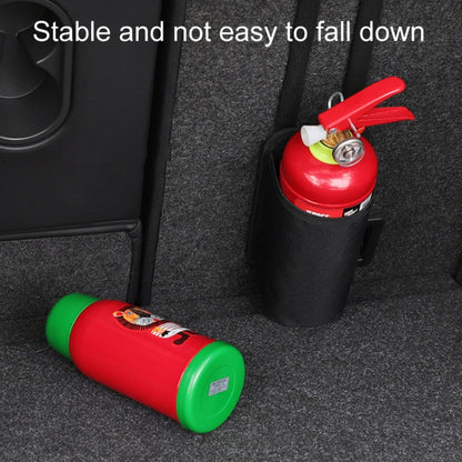 Small Car Fire Extinguisher Storage Bag Auto Seatback Bag Cup Holder by buy2fix