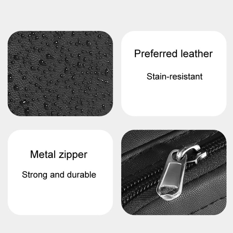 Car Seatback Storage Hanging Bag Vehicle Multifunctional Storing Tissue Box, Style: With Bulit-In Bucket by buy2fix