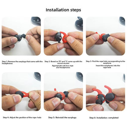 5pairs For Beats Solo Buds Bluetooth Earphones Earplugs Silicone Dust Cap With Handle(E27-5) - Anti-dust & Ear Caps by buy2fix | Online Shopping UK | buy2fix