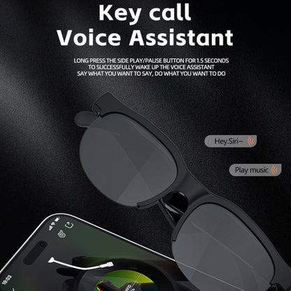 XG88Pro Smart Stereo Bluetooth Headset Glasses Outdoor Cycling Wireless Calling Glasses(Black) - Bluetooth Earphone by buy2fix | Online Shopping UK | buy2fix