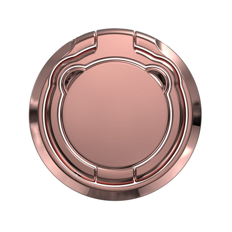 Universal Mobile Folding Finger Ring Holder 360 Rotation Desktop Phone Holder(Rose Gold) - Ring Holder by buy2fix | Online Shopping UK | buy2fix