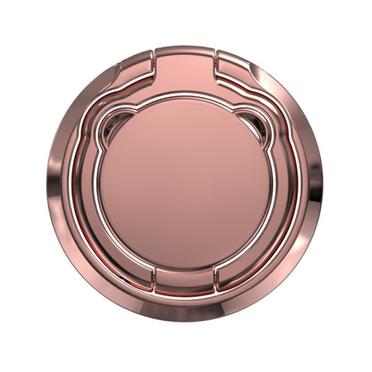 Universal Mobile Folding Finger Ring Holder 360 Rotation Desktop Phone Holder(Rose Gold) - Ring Holder by buy2fix | Online Shopping UK | buy2fix