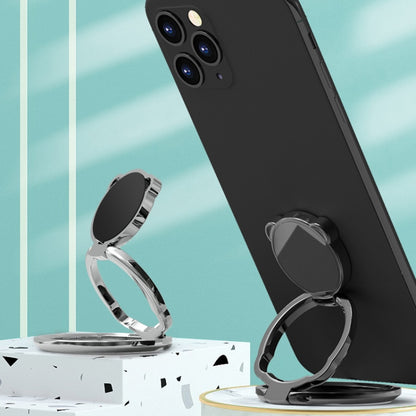 Universal Mobile Folding Finger Ring Holder 360 Rotation Desktop Phone Holder(Rose Gold) - Ring Holder by buy2fix | Online Shopping UK | buy2fix