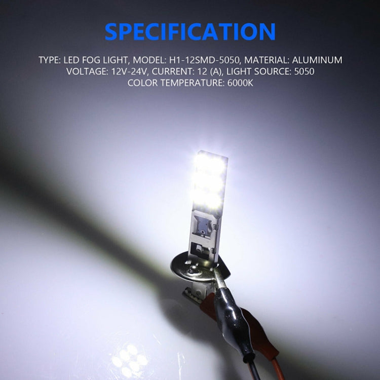 55W Automotive LED Bulbs High Brightness Fog Light(H1) by buy2fix