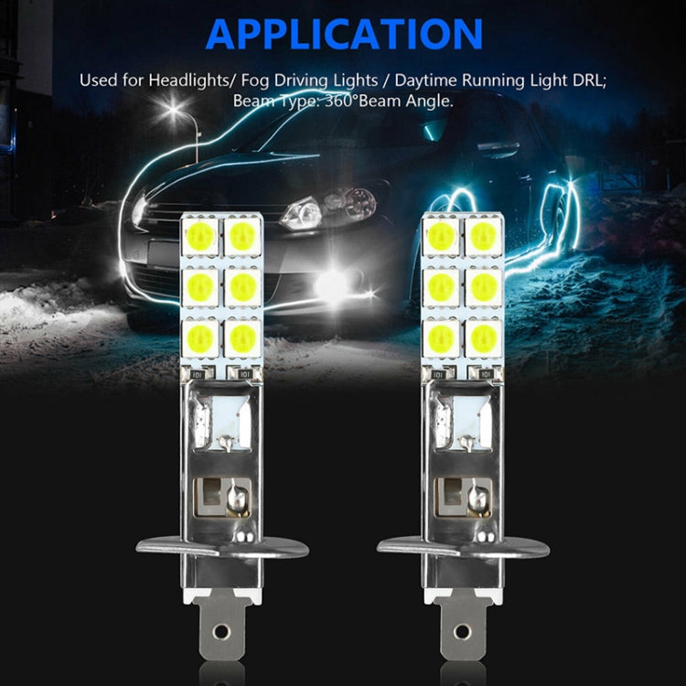55W Automotive LED Bulbs High Brightness Fog Light(H1) by buy2fix