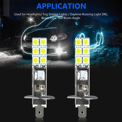 55W Automotive LED Bulbs High Brightness Fog Light(H1) by buy2fix