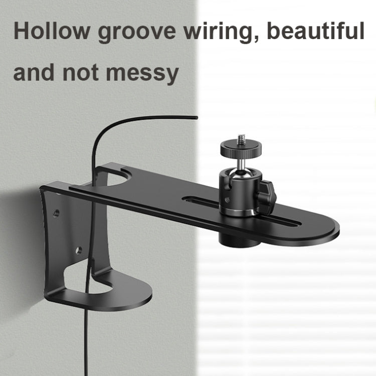 Metal Telescopic Adjustable PTZ Projector Wall Mount Bracket(Black) - Accessories & Parts by buy2fix | Online Shopping UK | buy2fix