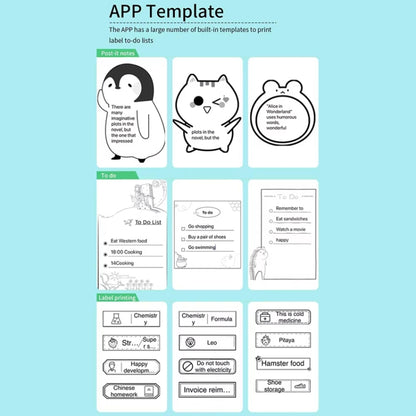 Portable Mini Thermal High Definition Student Wrong Title Photo Printer(Green 16pcs /Set) by buy2fix