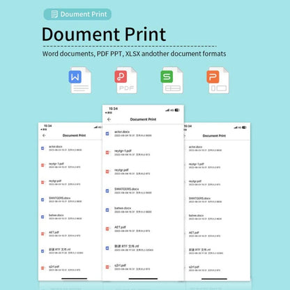 Portable Mini Thermal High Definition Student Wrong Title Photo Printer(White 16pcs /Set) by buy2fix