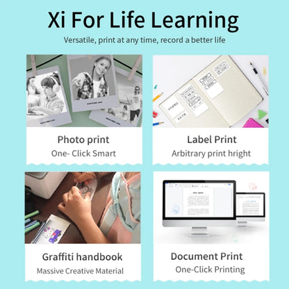 Portable Mini Thermal High Definition Student Wrong Title Photo Printer(White 16pcs /Set) by buy2fix