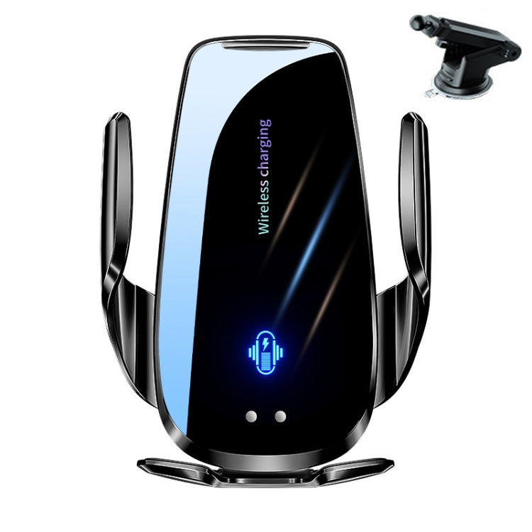 Q96 Car Wireless Charging Cell Phone Navigation Mount, Style: Standard+Suction Cup by buy2fix