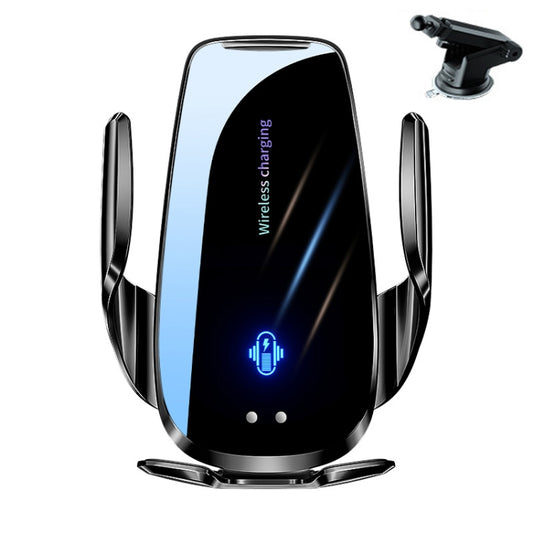 Q96 Car Wireless Charging Cell Phone Navigation Mount, Style: Standard+Suction Cup by buy2fix