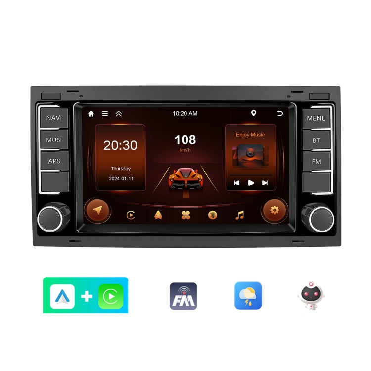 4+64G For Volkswagen Touareg 7-Inch Car WiFi Player Android 13 System Support CarPlay/Android Auto Standard Edition by buy2fix