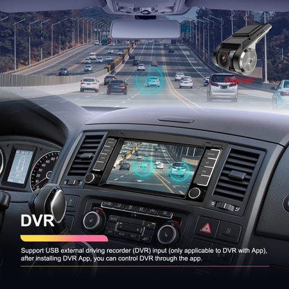 4+64G For Volkswagen Touareg 7-Inch Car WiFi Player Android 13 System Support CarPlay/Android Auto Standard Edition by buy2fix