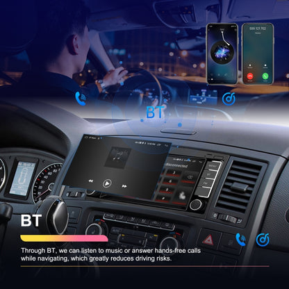 4+64G For Volkswagen Touareg 7-Inch Car WiFi Player Android 13 System Support CarPlay/Android Auto Standard Edition by buy2fix