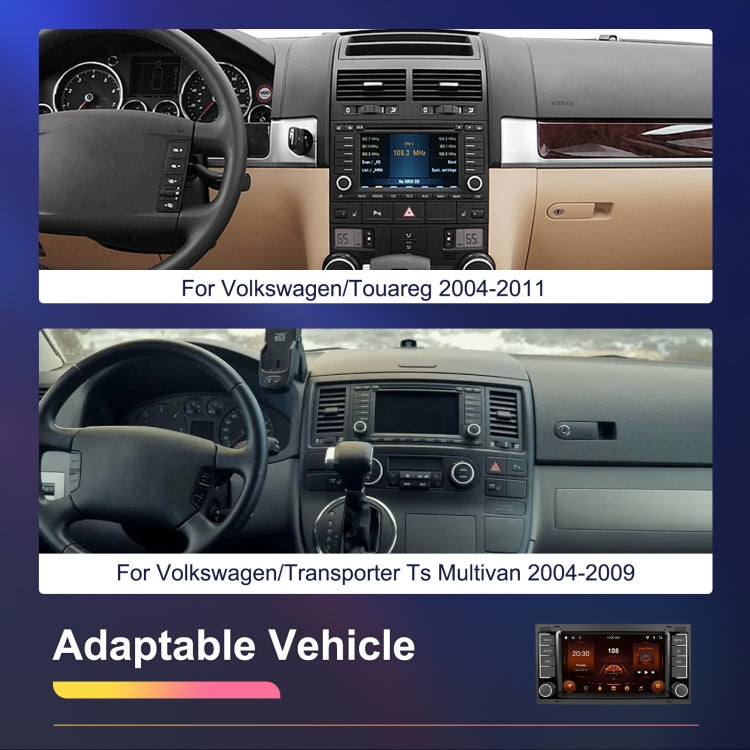 4+64G For Volkswagen Touareg 7-Inch Car WiFi Player Android 13 System Support CarPlay/Android Auto Standard Edition by buy2fix