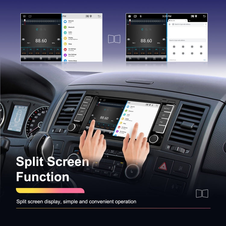 4+64G For Volkswagen Touareg 7-Inch Car WiFi Player Android 13 System Support CarPlay/Android Auto Standard Edition by buy2fix