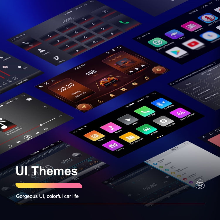 4+64G For Volkswagen Touareg 7-Inch Car WiFi Player Android 13 System Support CarPlay/Android Auto Standard Edition by buy2fix