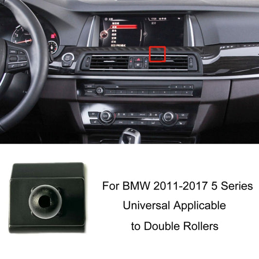 For BMW Car Air Outlet Modified Mobile Phone Holder Base, Model: 11-17 5 Series Universal Applicable to Double Rollers by buy2fix