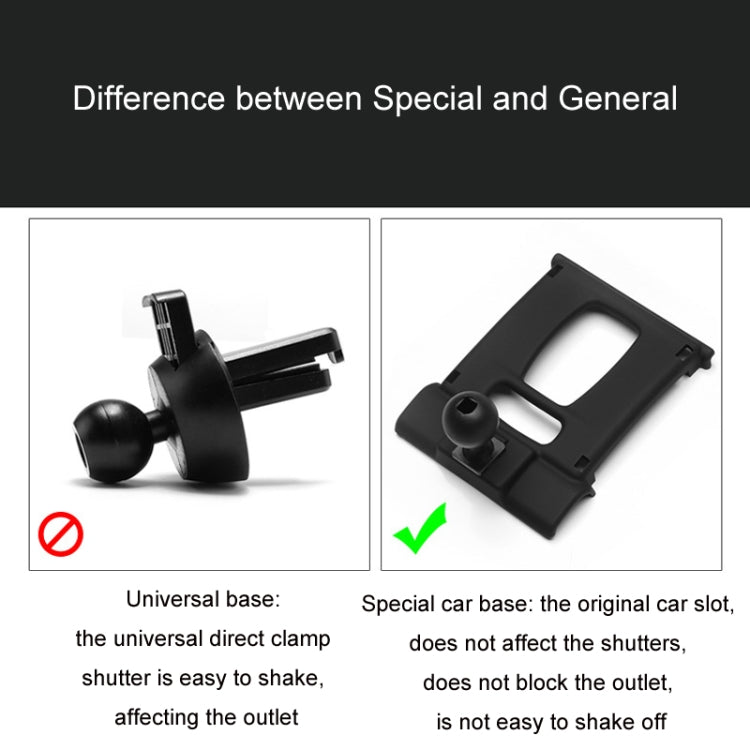 For BMW Car Air Outlet Modified Mobile Phone Holder Base, Model: 09-15 7 Series by buy2fix