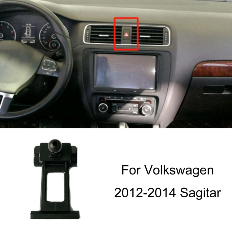 For Volkswagen Car Air Outlet Modified Mobile Phone Holder Base, Model: 12-14 Sagitar by buy2fix